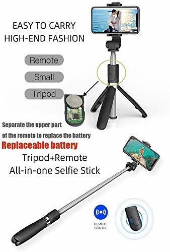 🤳 Selfie Stick+Tripod with Bluetooth Remote 🎮
